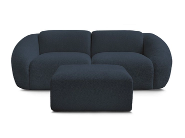 2er Sofa mit Hocker BOBOCHIC TINA