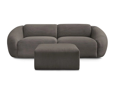 3er Sofa mit Hocker BOBOCHIC TINA