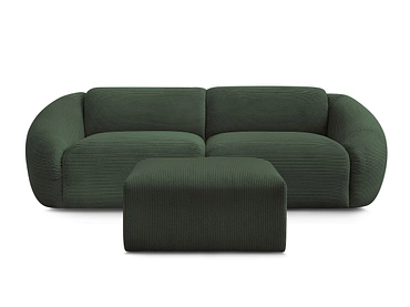 3er Sofa mit Hocker BOBOCHIC TINA