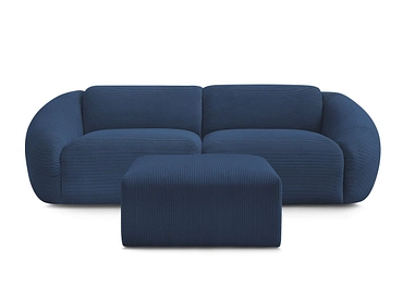 3er Sofa mit Hocker BOBOCHIC TINA