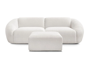 3er Sofa mit Hocker BOBOCHIC TINA