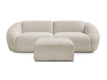 3er Sofa mit Hocker BOBOCHIC TINA