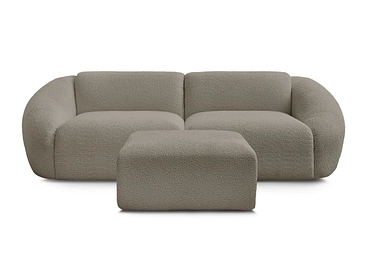 3er Sofa mit Hocker BOBOCHIC TINA