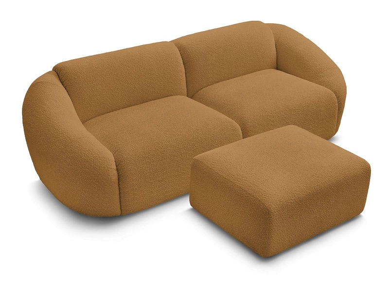 3er Sofa mit Hocker BOBOCHIC TINA