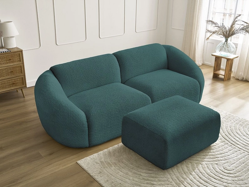 3er Sofa mit Hocker BOBOCHIC TINA