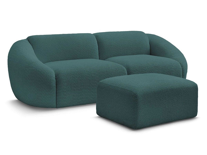 3er Sofa mit Hocker BOBOCHIC TINA