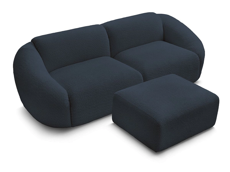 3er Sofa mit Hocker BOBOCHIC TINA