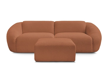 3er Sofa mit Hocker BOBOCHIC TINA