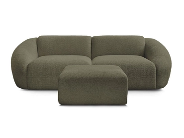 3er Sofa mit Hocker BOBOCHIC TINA