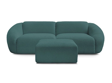 3er Sofa mit Hocker BOBOCHIC TINA