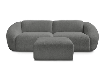 3er Sofa mit Hocker BOBOCHIC TINA