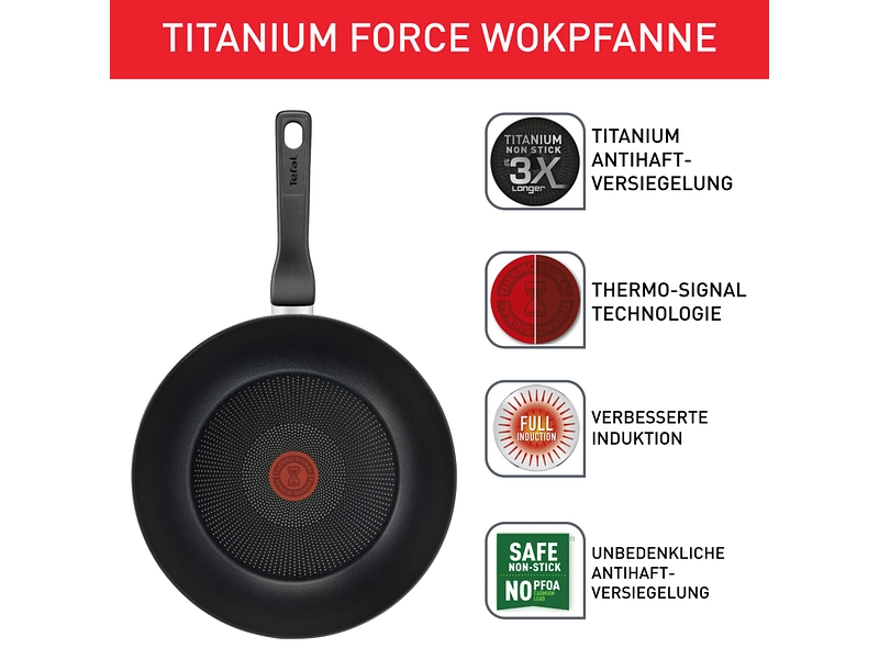 TEFAL Wok TITANIUM FORCE