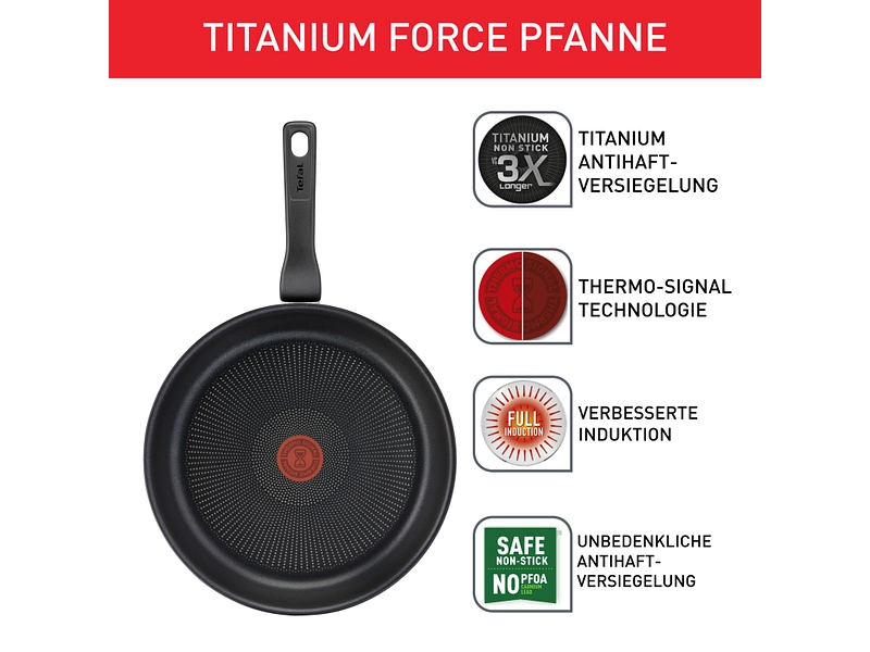 TEFAL Bratpfanne TITANIUM FORCE