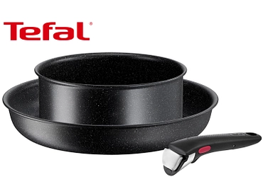 Kochset INGENIO BLACK STONE TEFAL