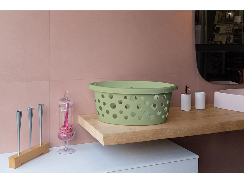 DEAHOME Wäschekorb BUBBLE hellgrün