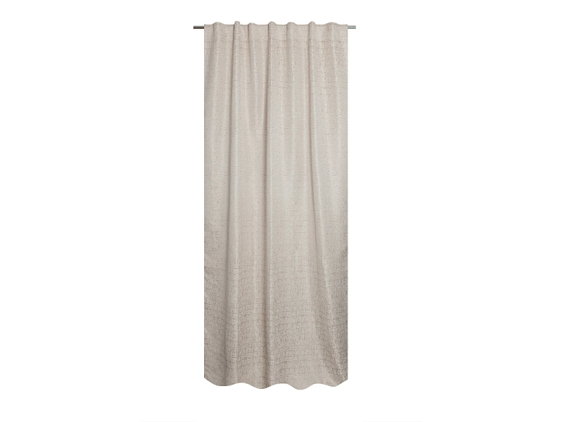 Vorhang DANJI 140x240cm kräuselband matt beige