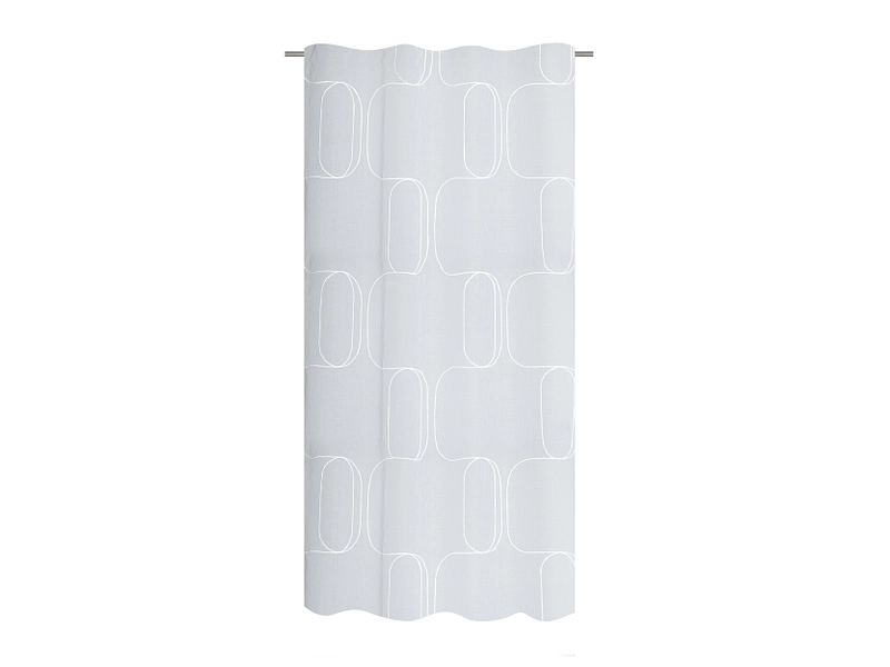 Vorhang BULLA 140x240cm kräuselband durchsichtig weiss