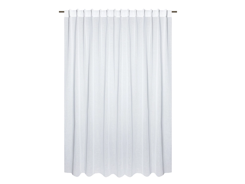 Vorhang AMEO 240x1cm kräuselband durchsichtig weiss