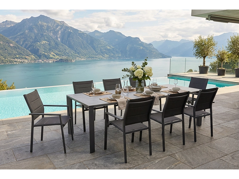 SWISSLINE Gartentisch ausziehbar MOON