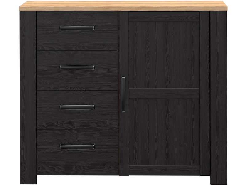 Kommode BOHOL 1 Tür 4 Schubladen