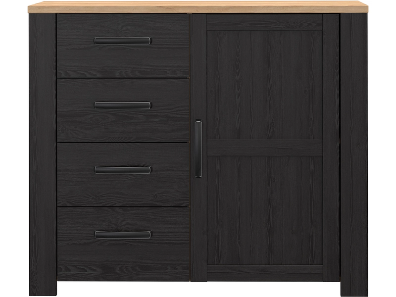 Kommode BOHOL 1 Tür 4 Schubladen