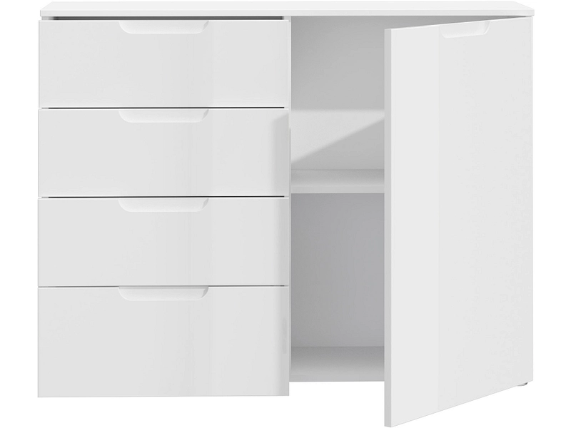 Kommode SIENNA 1 Tür 4 Schubladen