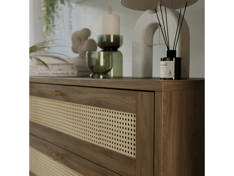 Commode GLENKEEN 1 porte 3 tiroirs Commode GLENKEEN 1 porte 3 tiroirs