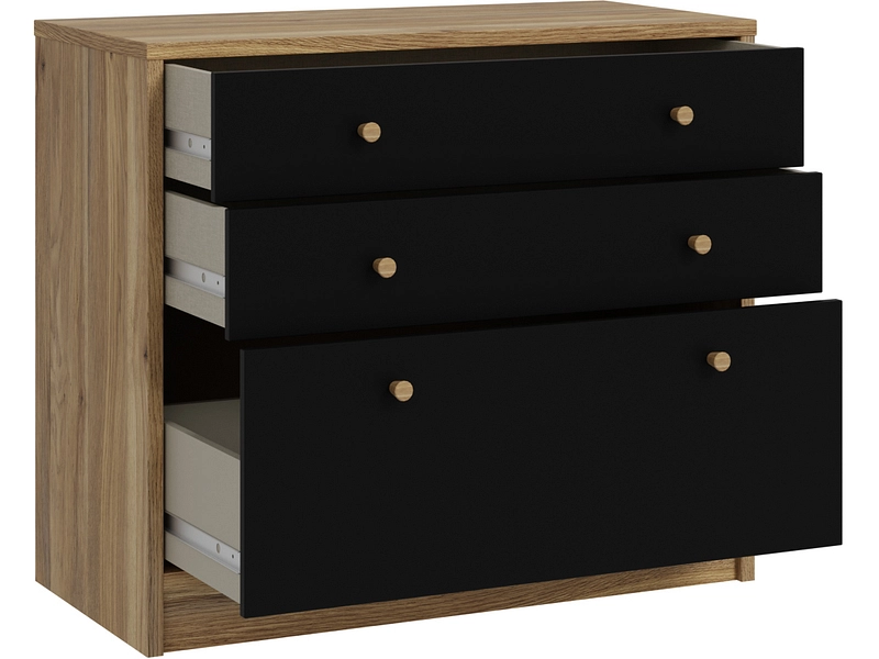 Commode BADERNA 3 tiroirs