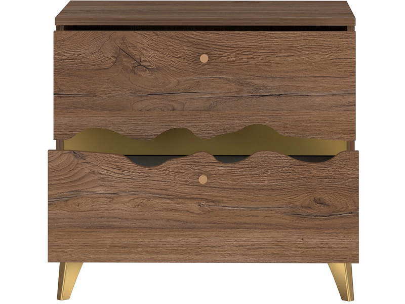 Nachttisch KENYATTA 2 Schubladen