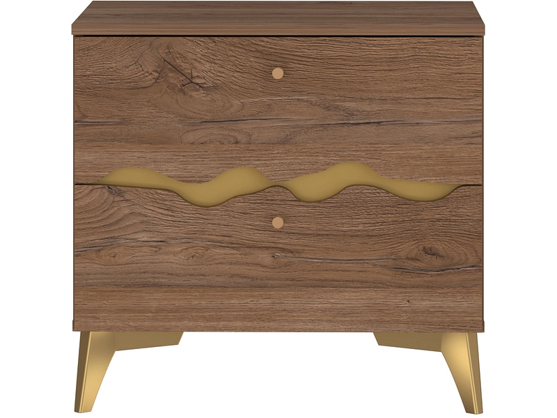 Nachttisch KENYATTA 2 Schubladen