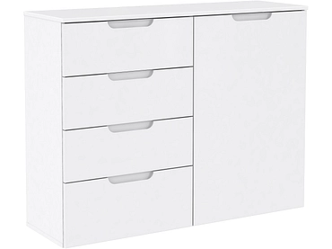 Kommode SIENNA 1 Tür 4 Schubladen