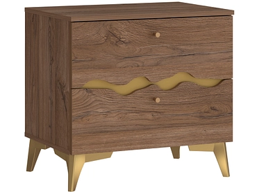 Nachttisch KENYATTA 2 Schubladen