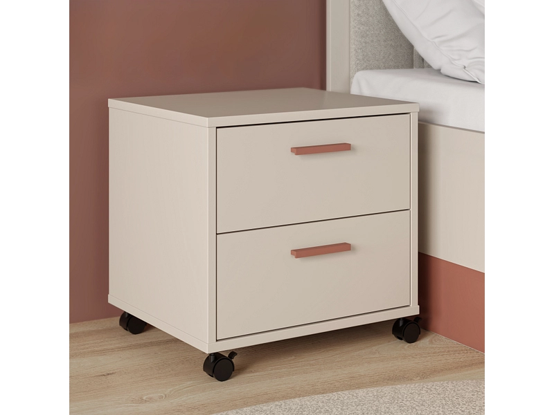 Nachttisch MILLES 2 Schubladen