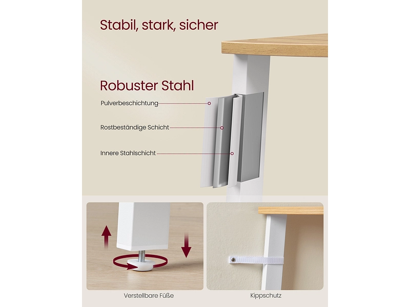 SONGMICS Eckregal LIGHTY