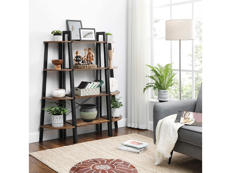 SONGMICS Eckregal RUSTIK