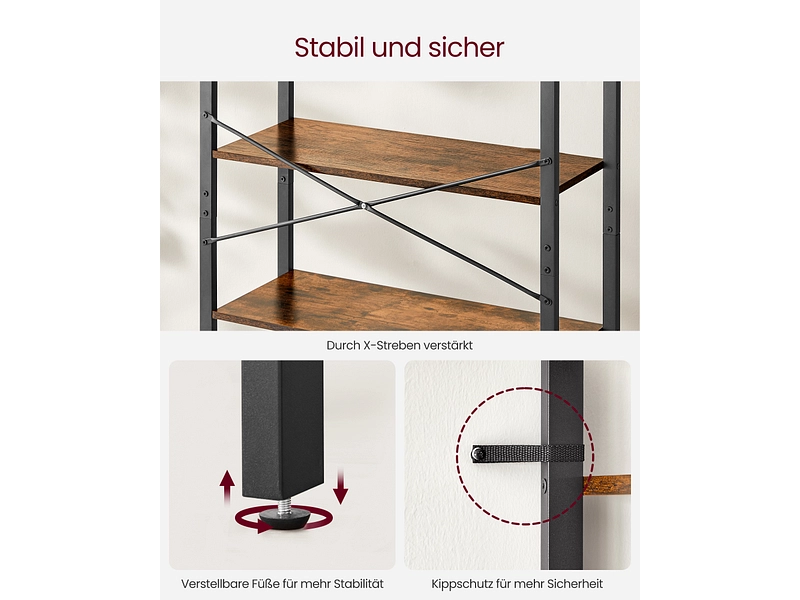 SONGMICS Regal RUSTIK