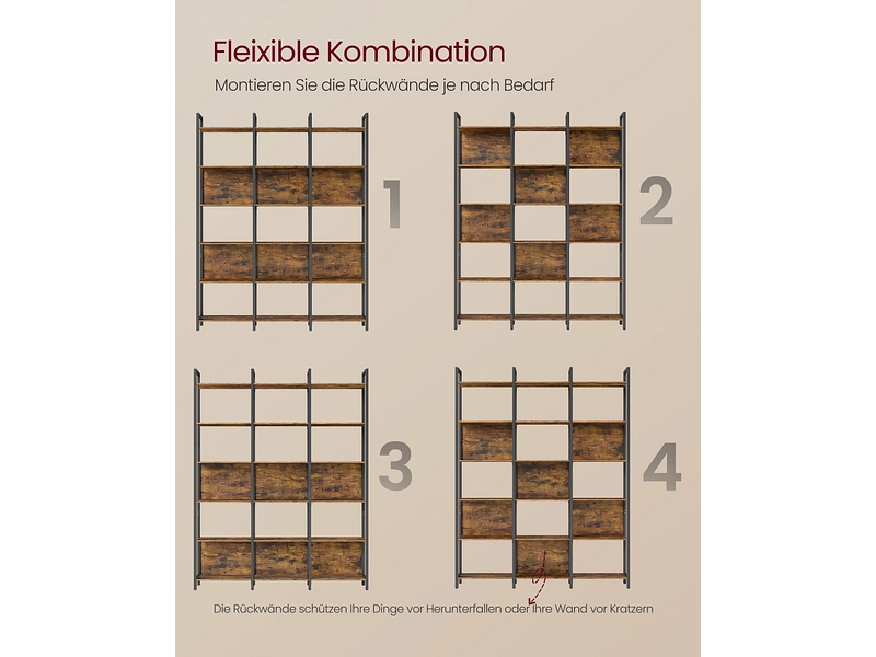 SONGMICS Regal RUSTIK