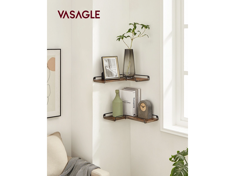 SONGMICS Wandregal RUSTIK