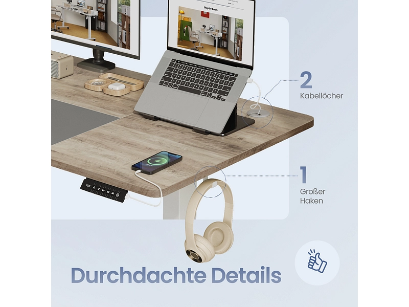 Bureau électrique SONGMICS ROCKY Bureau électrique SONGMICS ROCKY