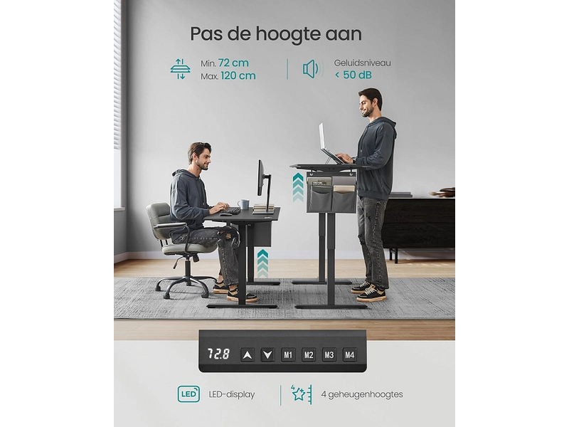 Bureau électrique SONGMICS FABRIK