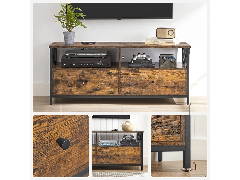 SONGMICS TV-Möbel RUSTIK