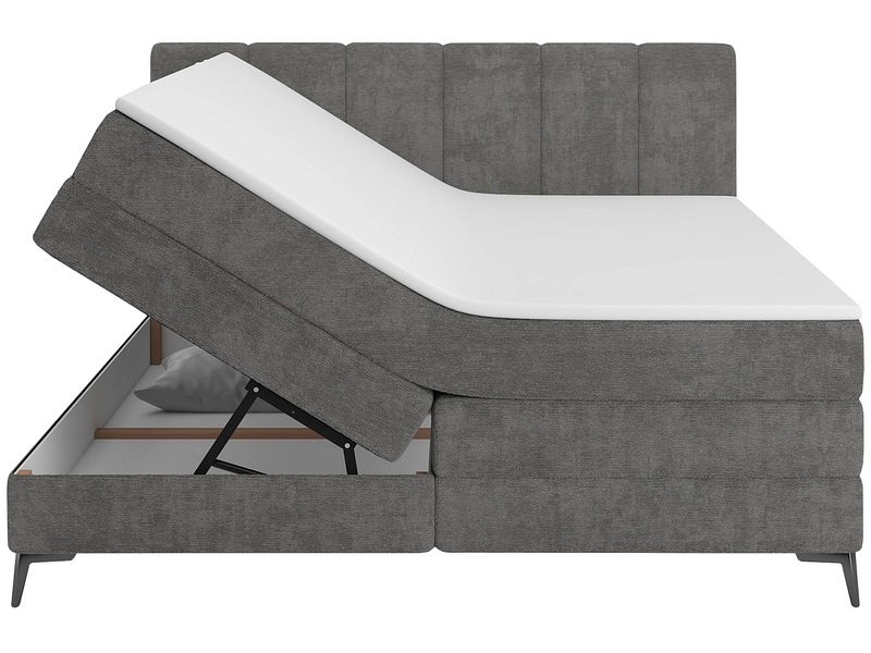 Boxspring BERGAMO grigio