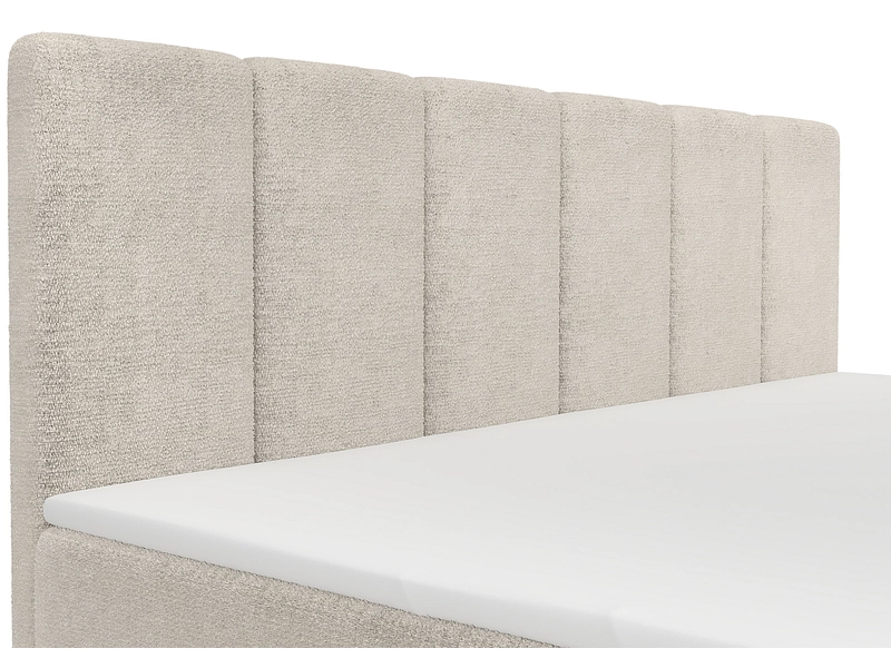 Boxspringbett BERGAMO beige