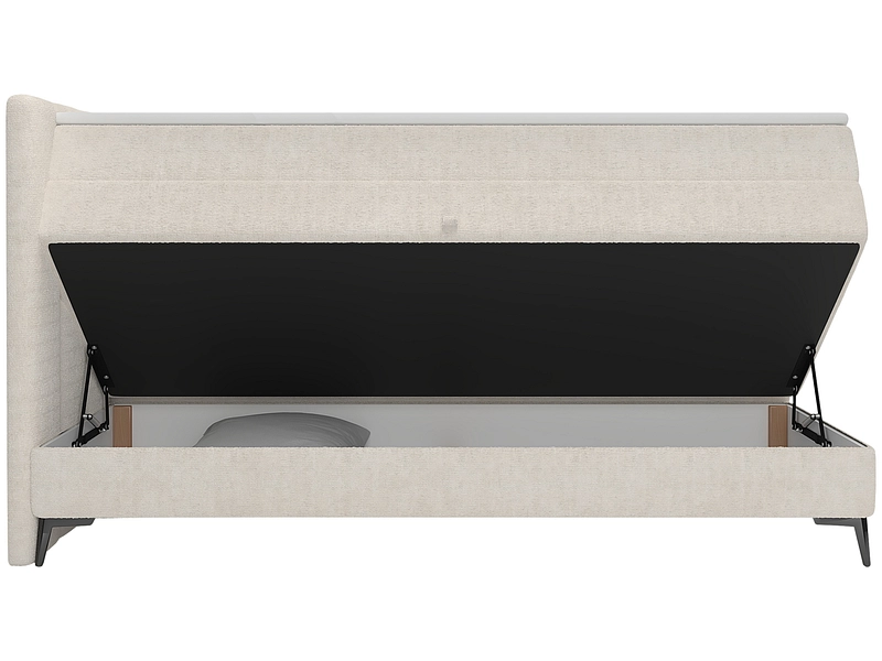 Boxspringbett BERGAMO beige