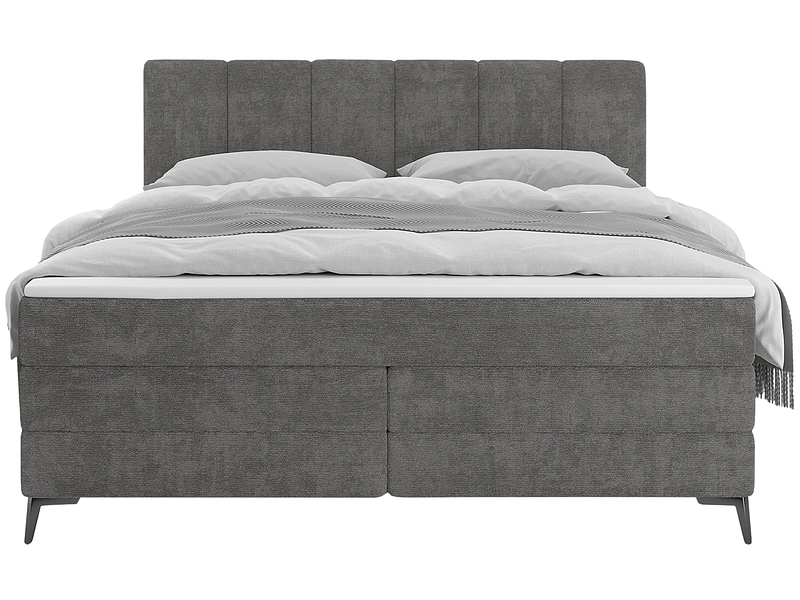 Boxspring BERGAMO grigio