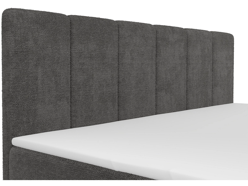 Boxspring BERGAMO grigio