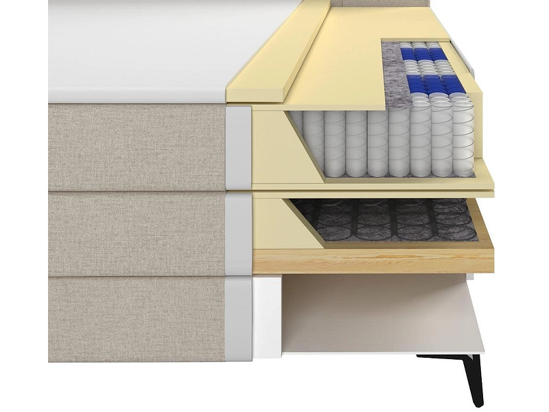 Boxspring BERGAMO beige
