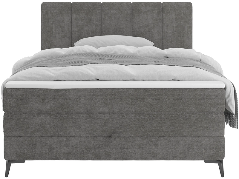 Boxspring BERGAMO grigio