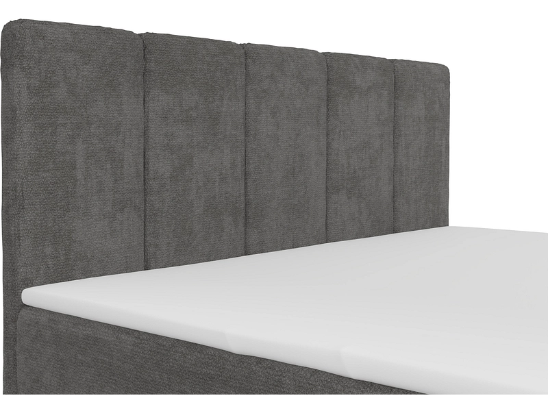 Boxspring BERGAMO grigio