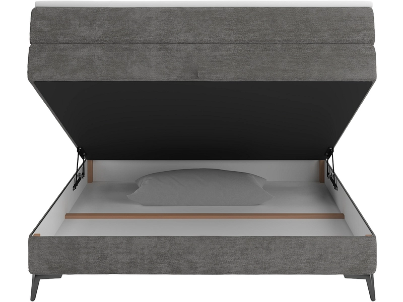 Boxspring BERGAMO grigio